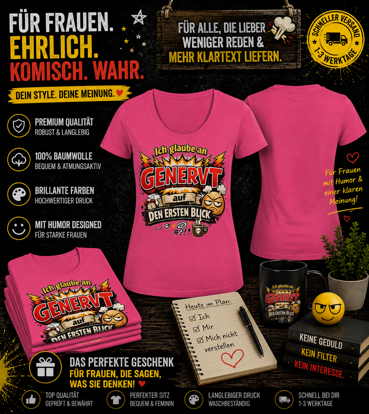 Genervt auf...